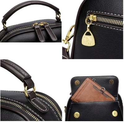 Picture of Canvas Tote Bag for Women with Zipper Closure & Individual Compartments for Work College for Teacher & Nurse