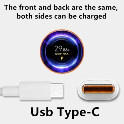 Picture of For Mi Xiaomi Original 120W Xiaomi Cable Charger 120W Hypercharge USB Type C Fast Charging Cable for Xiaomi 17 15 14 13 12 14t 13t 12t 12s Pro Lite Redmi Note K80 K70 K60 11 11s Plus Poco X6 X5