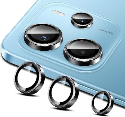 Picture of Xiaomi Redmi Note 14 4G/Note 14 5G Metal Ring Aluminum Alloy Camera Lens Screen Cover