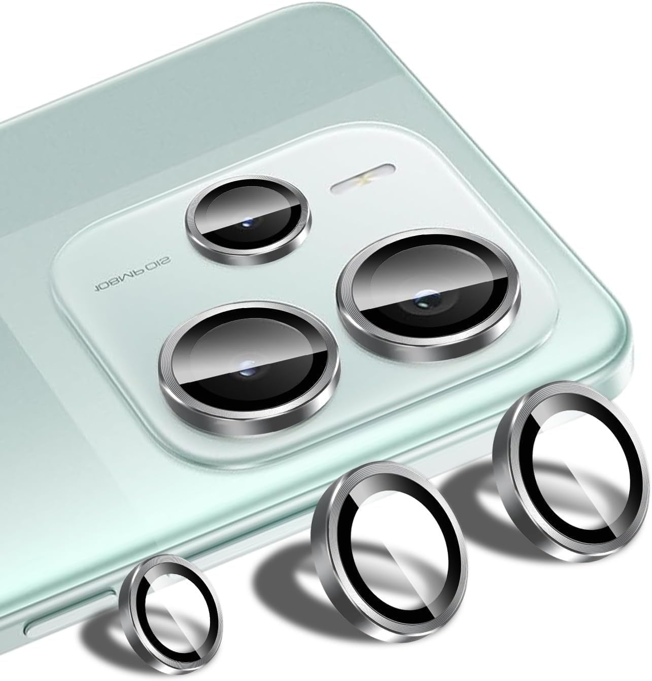 Picture of Xiaomi Redmi Note 14 4G/Note 14 5G Metal Ring Aluminum Alloy Camera Lens Screen Cover