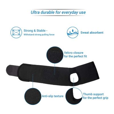 Picture of Reversible Thumb & Wrist Stabilizer splint for BlackBerry Thumb, Trigger Finger, Pain Relief, Arthritis, Tendonitis, Sprained and Carpal Tunnel Supporting, Lightweight and Breathable