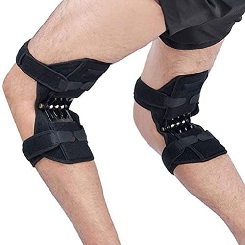 Picture of Knee Pads Joint Support Breathable Anti-Slip Power Lift Knee Booster Walking Knee Support Booster,3spring