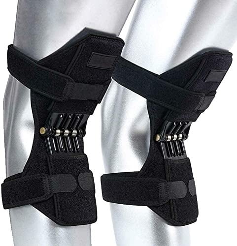 Picture of Knee Pads Joint Support Breathable Anti-Slip Power Lift Knee Booster Walking Knee Support Booster,3spring