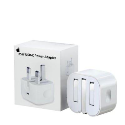 Picture of Iphone 25 Wat Adapter With Premium Quality Usb.C Power Adapter Three Pin Adapter