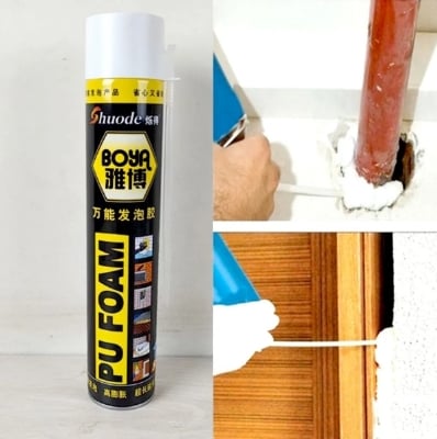 Picture of BOYA Expanding Spray Waterproof PU Foam Sealant-750 ML Good Quality