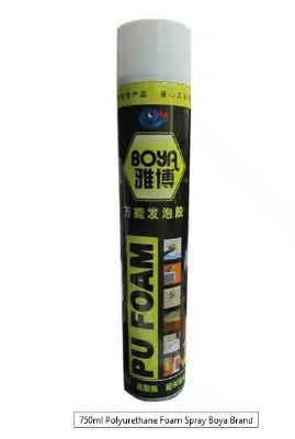 Picture of BOYA Expanding Spray Waterproof PU Foam Sealant-750 ML Good Quality