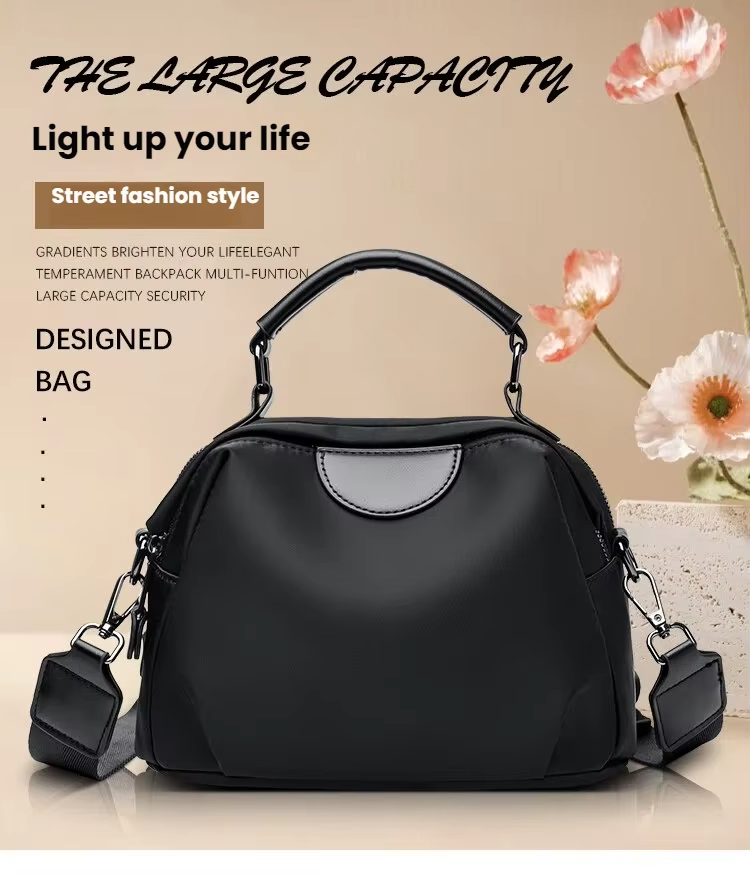 Picture of New Nylon Cloth Simple Crossbody Bag for Women 2026 Lightweight and Versatile Large Capacity Shoulder Bag Handbag