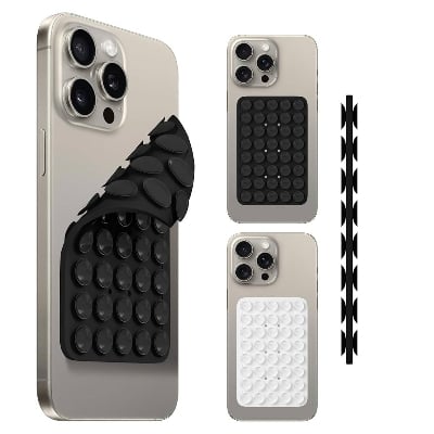 Picture of Strong Grip Silicone Phone Holder – Adhesive Suction Mount, Anti-Slip Hands-Free Stand | Multicolor-Multicolor
