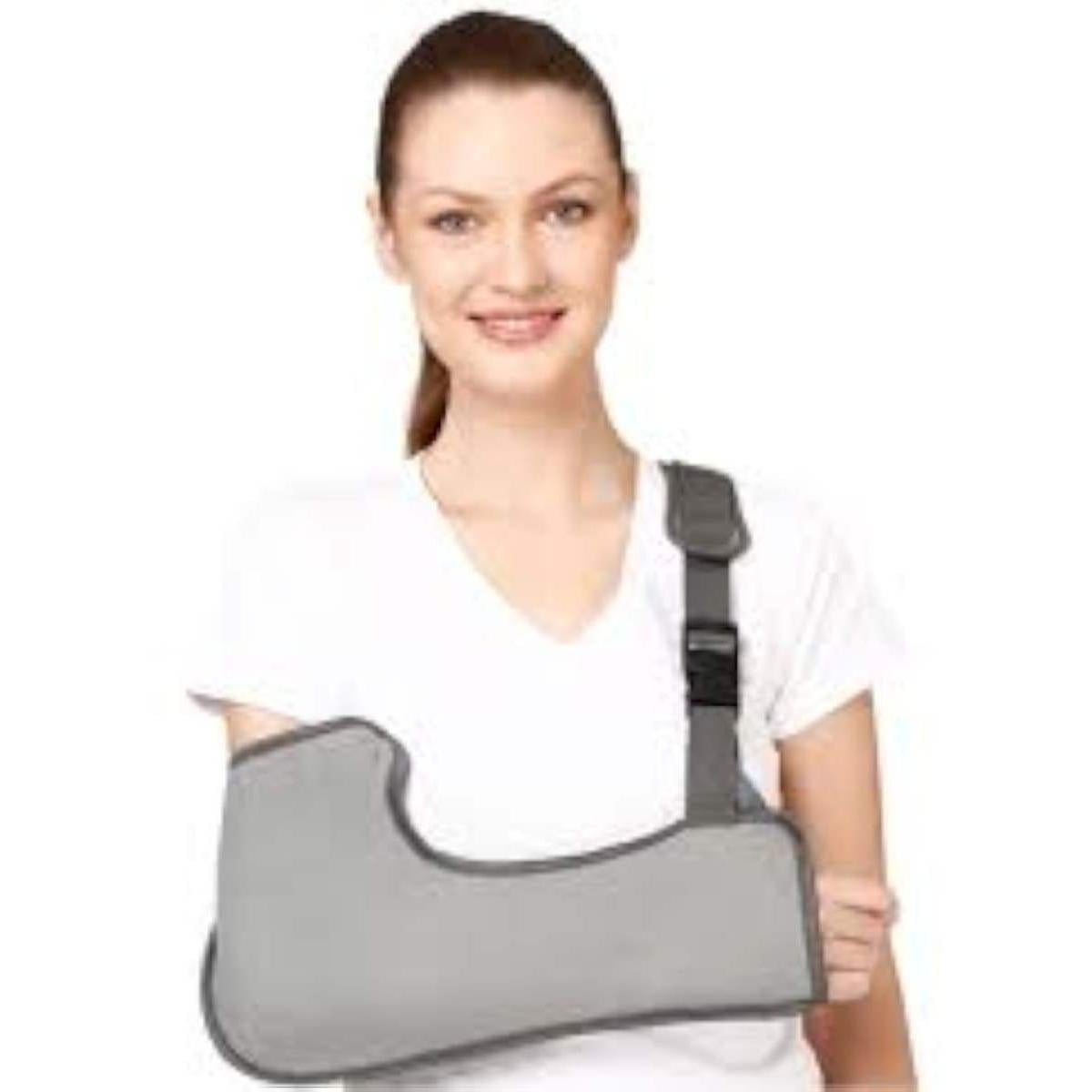 Picture of Taiba Arm Sling Pouch For Fracture Support For Arm Movement For Men & Women Immobilization Support for both hand