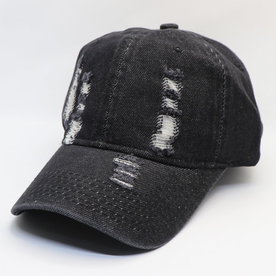 Picture of Premium Denim Cap for Men and Women - Stylish Unisex Jeans Cap with Distressed Design cap for men best quality-One size