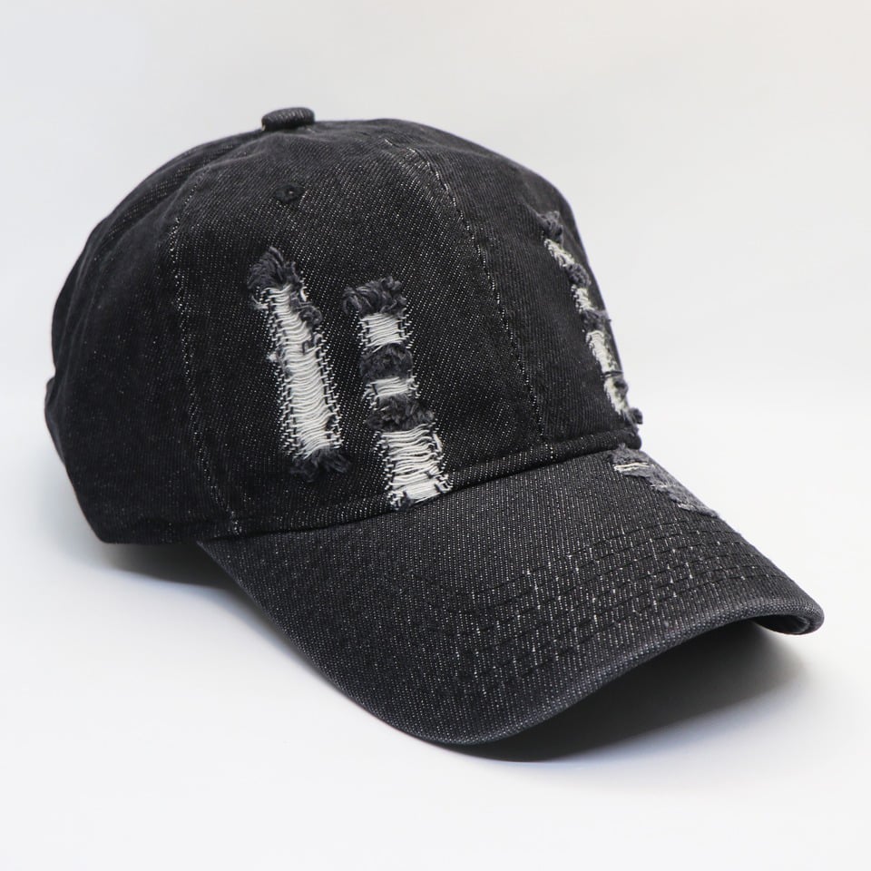 Picture of Premium Denim Cap for Men and Women - Stylish Unisex Jeans Cap with Distressed Design cap for men best quality-One size
