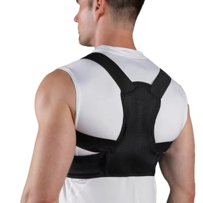 Picture of New Sports Back Stretch Fixation Back Brace Posture Corrector Guard Body Compression Posture Corrector Belt