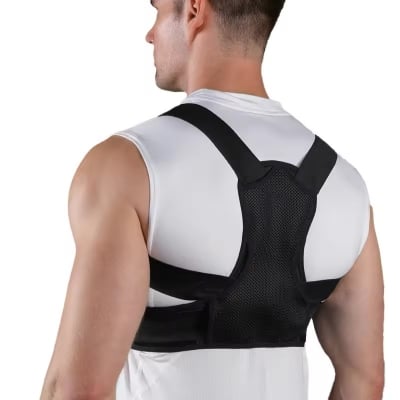 Picture of New Sports Back Stretch Fixation Back Brace Posture Corrector Guard Body Compression Posture Corrector Belt