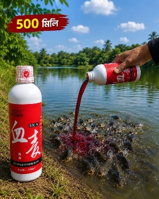 Picture of New Fishing Liquid, Red 40 Fishing Liquid, 500ml Red Worm Concentrate Liquid, Red Ink Fishing Liquid, Strong Fish Attractant Concentrated Red Worm Liquid Bait Additive-Multicolor 