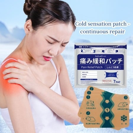 Picture of Pain Relief Patch, DRMITSUI Patches for Back, Neck, Shoulder and Knee Discomfort, Up to 8 Hour Comfort, Flexible Patch for Muscle and Joint
