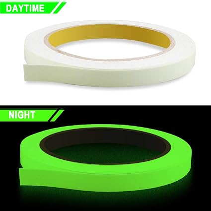 Picture of YX Luminous Fluorescent Night Self-adhesive Glow In The Dark Sticker Tape Safety Security Home Decoration Warning Adhesive Tape-Multicolor 