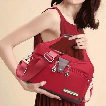 Picture of New Women's Crossbody Bag Multi-functional Popular Printed Shoulder Bag Lightweight Nylon Messenger Bag-Random Color