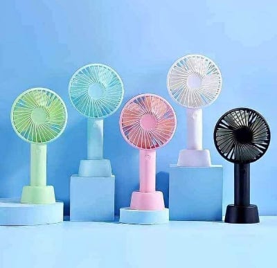 Picture of Usb Charging Portable Handheld Electric Rechargeable Fan Mini Fan - Charger Fan - Hand Fan Multicolor-Multicolor