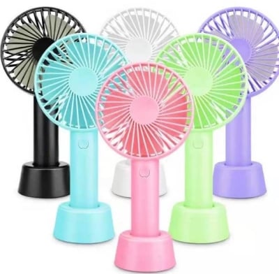 Picture of Usb Charging Portable Handheld Electric Rechargeable Fan Mini Fan - Charger Fan - Hand Fan Multicolor-Multicolor