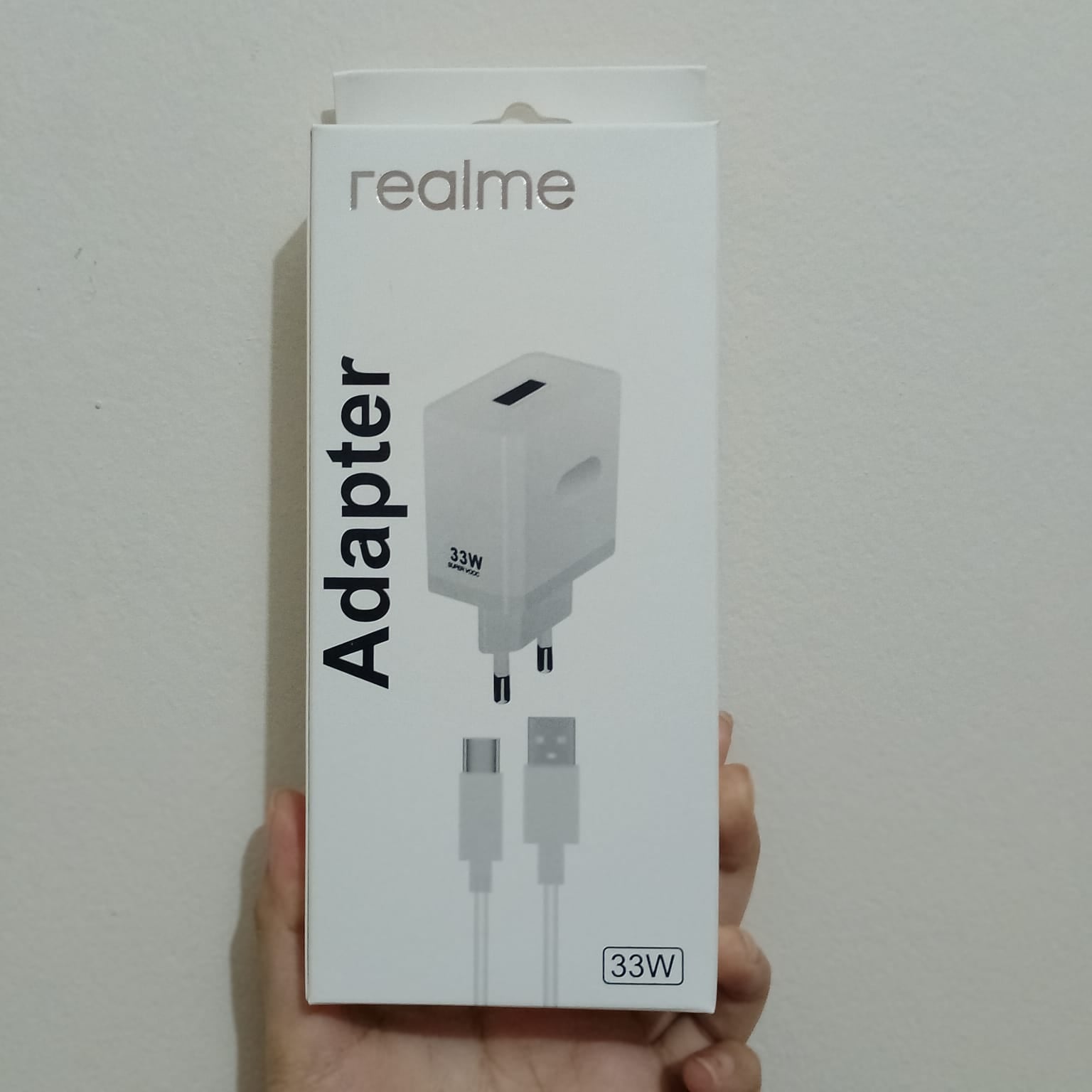 Picture of Realme 33W Quick Dart Charger 3.0 Qualcomm Adepter USB Type-C Cable