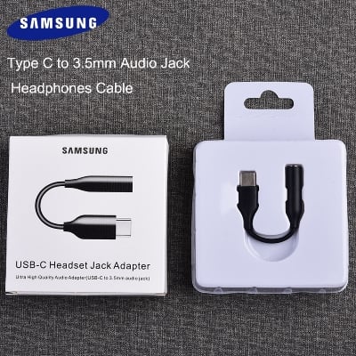 Picture of Samsung Type-C to 3.5mm Jack Audio Adapter - Headphone Converter-Multicolor