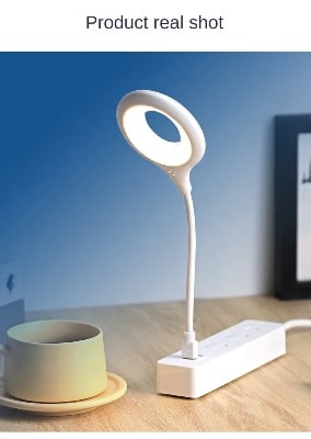 Picture of Portable LED Book Light USB Flexo Led Desk Lamp Intelligent Lamp For Computer PC Laptop Ring Eye Care Lighting-Multicolor