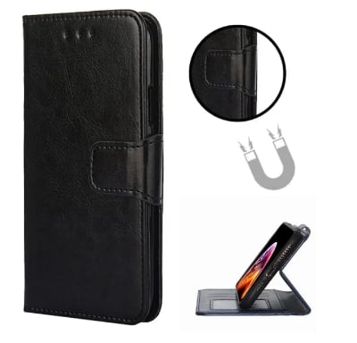 Picture of For Samsung Galaxy A70/A70S Phone Case PU Leather Magnetic Card Holder Case Shockproof TPU Inner Flip Stand Cover-Multicolor