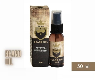 Picture of Beard Growth Solution Oil for Men Beard Oil দাড়ি তেল-Multicolor