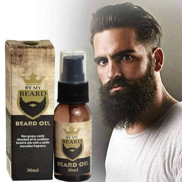 Picture of Beard Growth Solution Oil for Men Beard Oil দাড়ি তেল-Multicolor