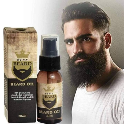 Picture of Beard Growth Solution Oil for Men Beard Oil দাড়ি তেল-Multicolor