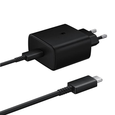 Picture of Official Samsung 45W PD Fast Charging Adapter /Charger Type-C to Type-C with Cable-Multicolor