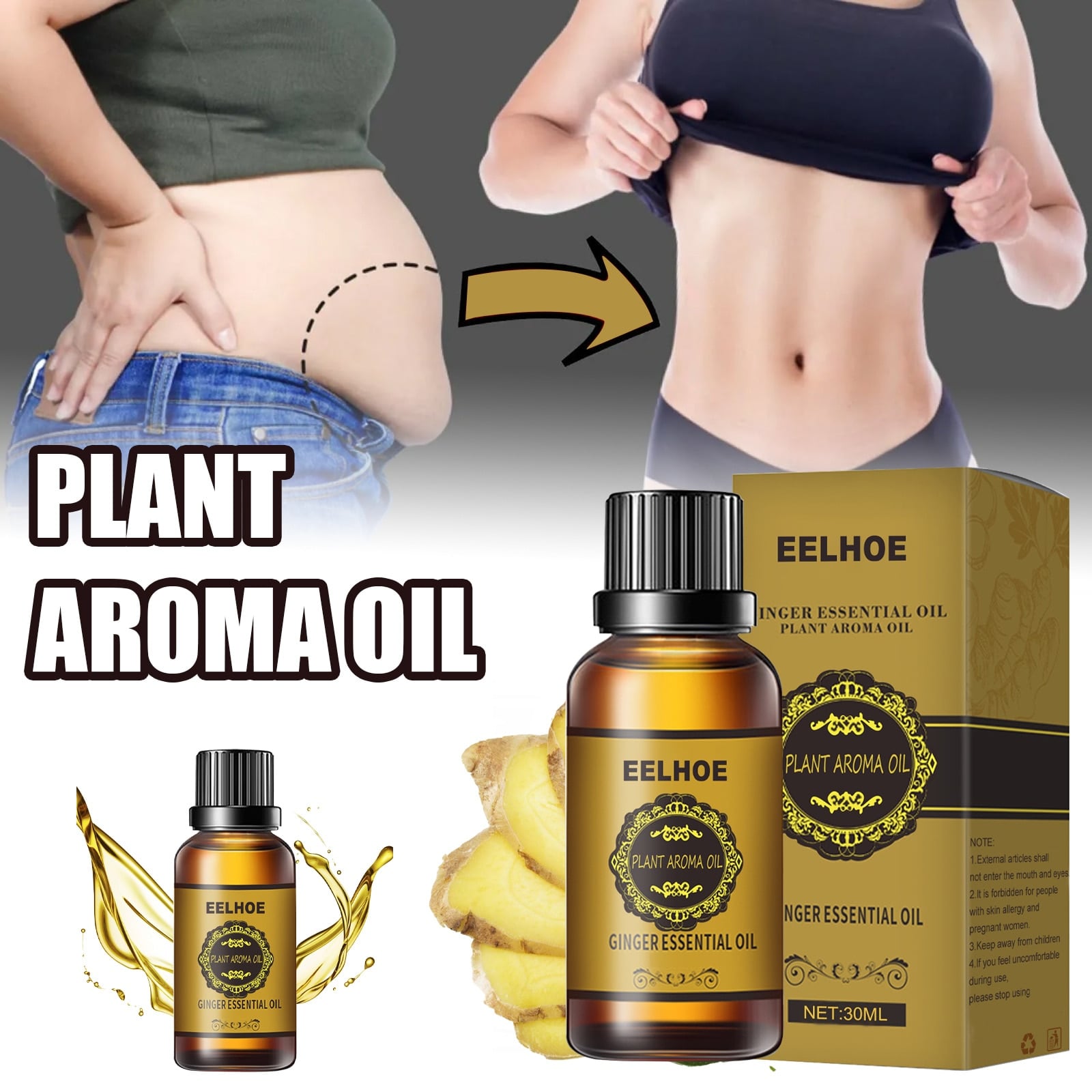 Picture of Ginger Essential Oil,pet komanor tel/oil-Ginger Essential Oil