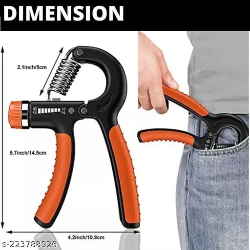 Picture of 5-60Kg Gym Fitness Hand Grip Men Adjustable Finger Heavy Exerciser Muscle Recovery Hand Gripper Trainer One Pcs Color-Multicolor