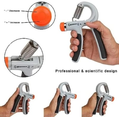 Picture of 5-60Kg Gym Fitness Hand Grip Men Adjustable Finger Heavy Exerciser Muscle Recovery Hand Gripper Trainer One Pcs Color-Multicolor