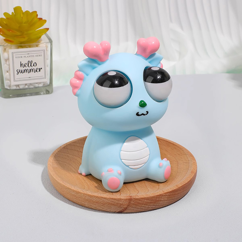 Picture of Creative Boost Dragon Eyes Popping Squeeze Toys Adult Children Anti-stress Gifts Googly Eye Toy-Multicolor