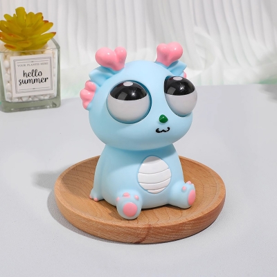 Picture of Creative Boost Dragon Eyes Popping Squeeze Toys Adult Children Anti-stress Gifts Googly Eye Toy-Multicolor