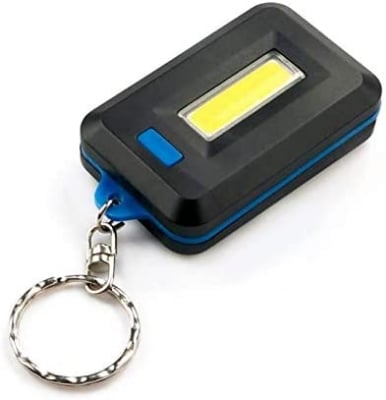 Picture of Mini LED Flashlight Keychain 3 Modes Emergency Portable Pocket COB Torch Lamp for Outdoor Camping Hiking Backpack Light Emergency Light Sticks Multicolor-Multicolor