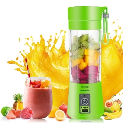 Picture of Portable Juicer Electric USB Rechargeable Smoothie Blender Machine Mixer Mini Juice Cup Maker fast Blenders food processor-Multicolor