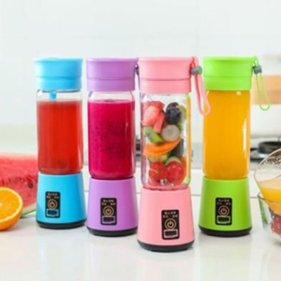Picture of Portable Juicer Electric USB Rechargeable Smoothie Blender Machine Mixer Mini Juice Cup Maker fast Blenders food processor-Multicolor