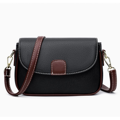 Picture of City Kangaroo Bag Female 2024 New Spring and Summer Saddle Bag Versatile Casual Messenger Bag Fashion Women's Shoulder Bag-Black