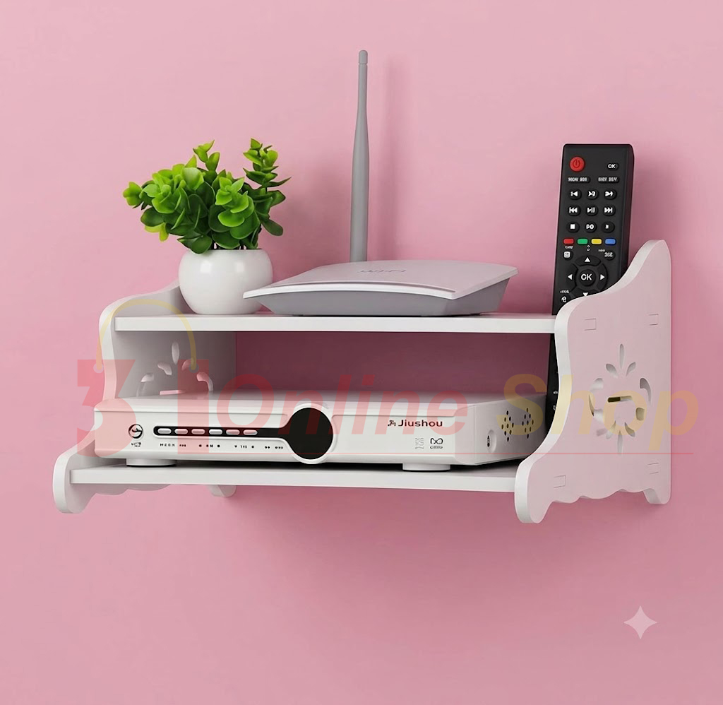 Picture of New Wifi Router Stand Double Layer Wall Mounted Home decorator