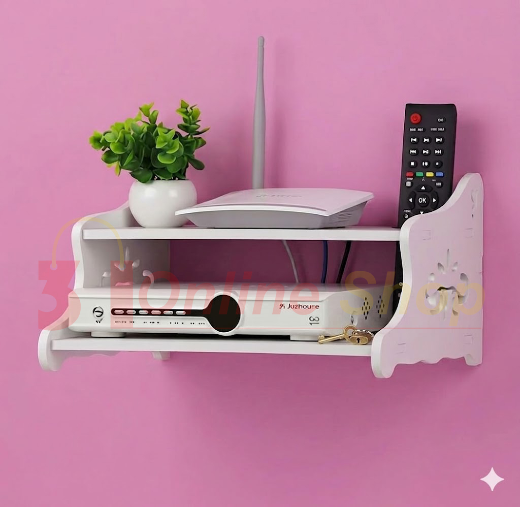 Picture of New Wifi Router Stand Double Layer Wall Mounted Home decorator