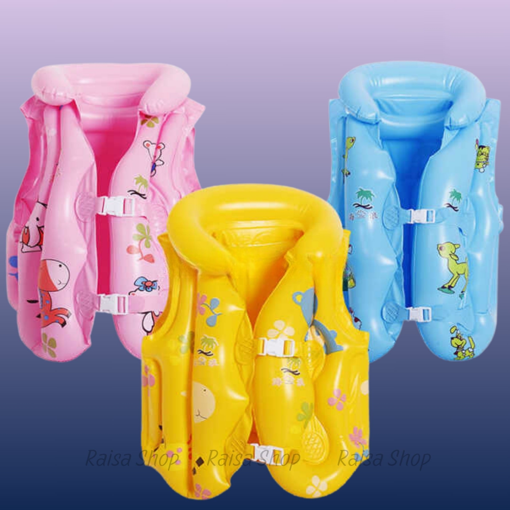 Picture of Ensure Safety in the Water with the Intex Pool School-Dillax Swim Vest Life Jacket-Yellow (3-6 Years), Easy to Use and Clean, A Unique Choice for Kids-Multicolor
