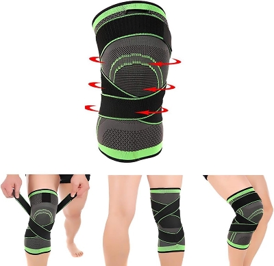 Picture of Knee Pain Reducer Knee Pad Adjustable Knee Support Braces for Knee Pain or Joint Pain-Multicolor, Random Color