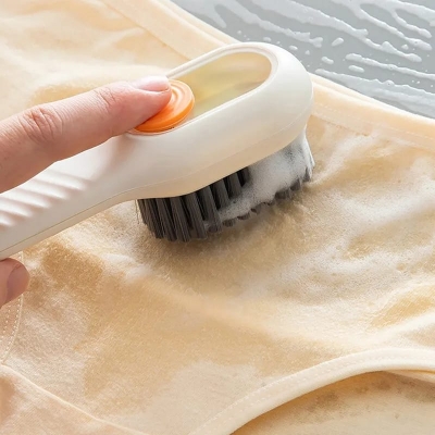 Picture of 1Pcs Multifunctional Cleaning Brush Soft-bristled Liquid Shoe Brush Clothes Brush Shoe Clothing Board Brush Shoe Cleaner-Multicolor