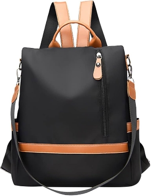 Picture of Nylon Shoulder Backpacks Bags new Designer Backpacks For Women Schoolbag For Female Fashion Business Travelling Bag-Black