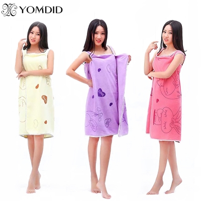 Picture of New Bath Towels Fashion Lady Wearable Fast Drying Magic Bath Towel Beach Spa Bathrobes Bath Skirt Bath Towels-Multicolor