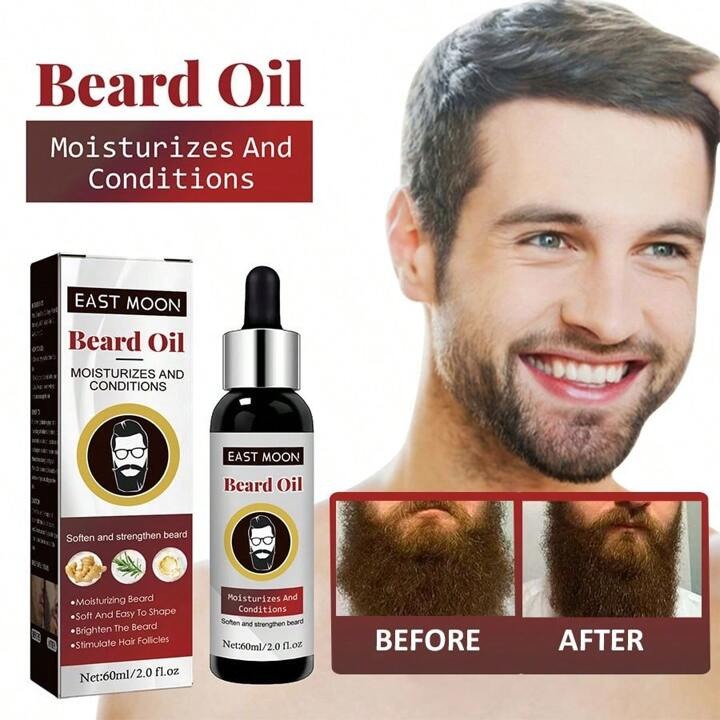 Picture of Natural Beard Growth Oil Man Anti Hair Loss-Multicolor