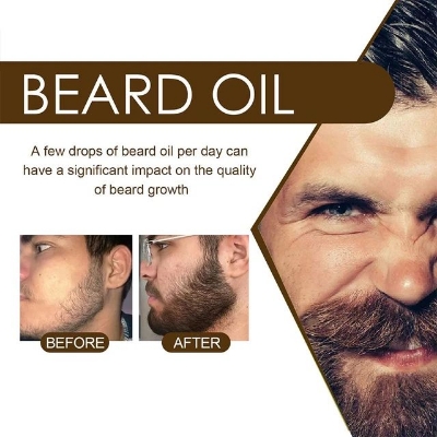 Picture of Natural Beard Growth Oil Man Anti Hair Loss-Multicolor
