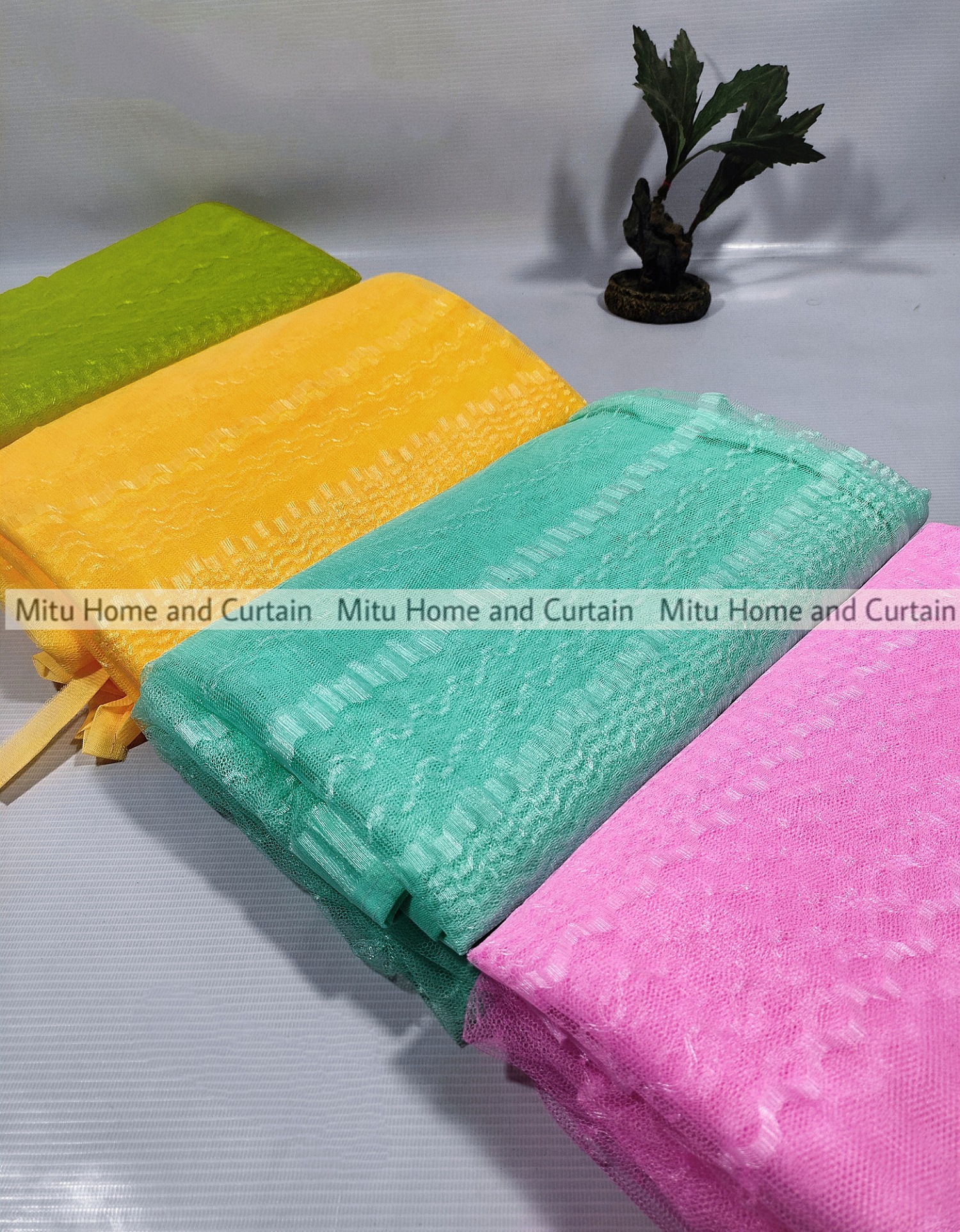 Picture of Floral Magic Mosquito Net 6'*7' feet King size moshari Cream Multicolor-Multicolor